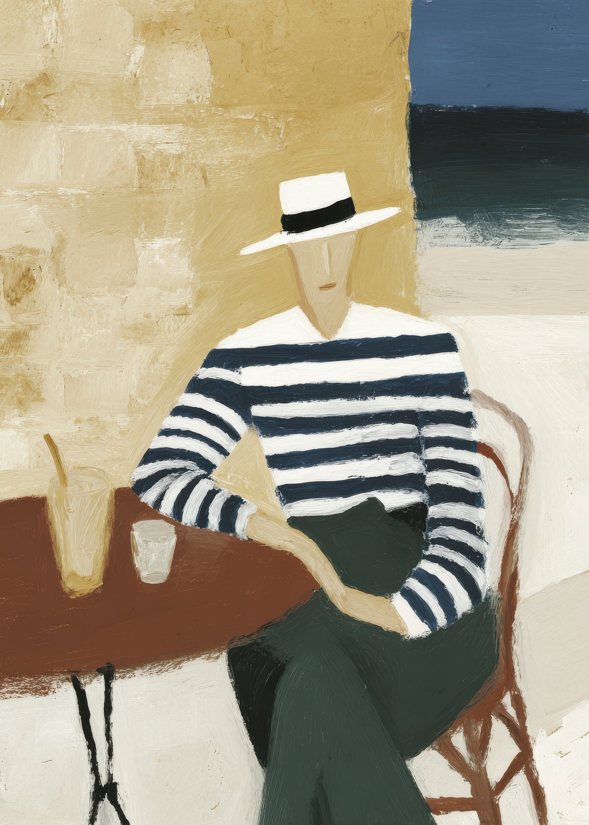 Striped Afternoon - Unframed art print