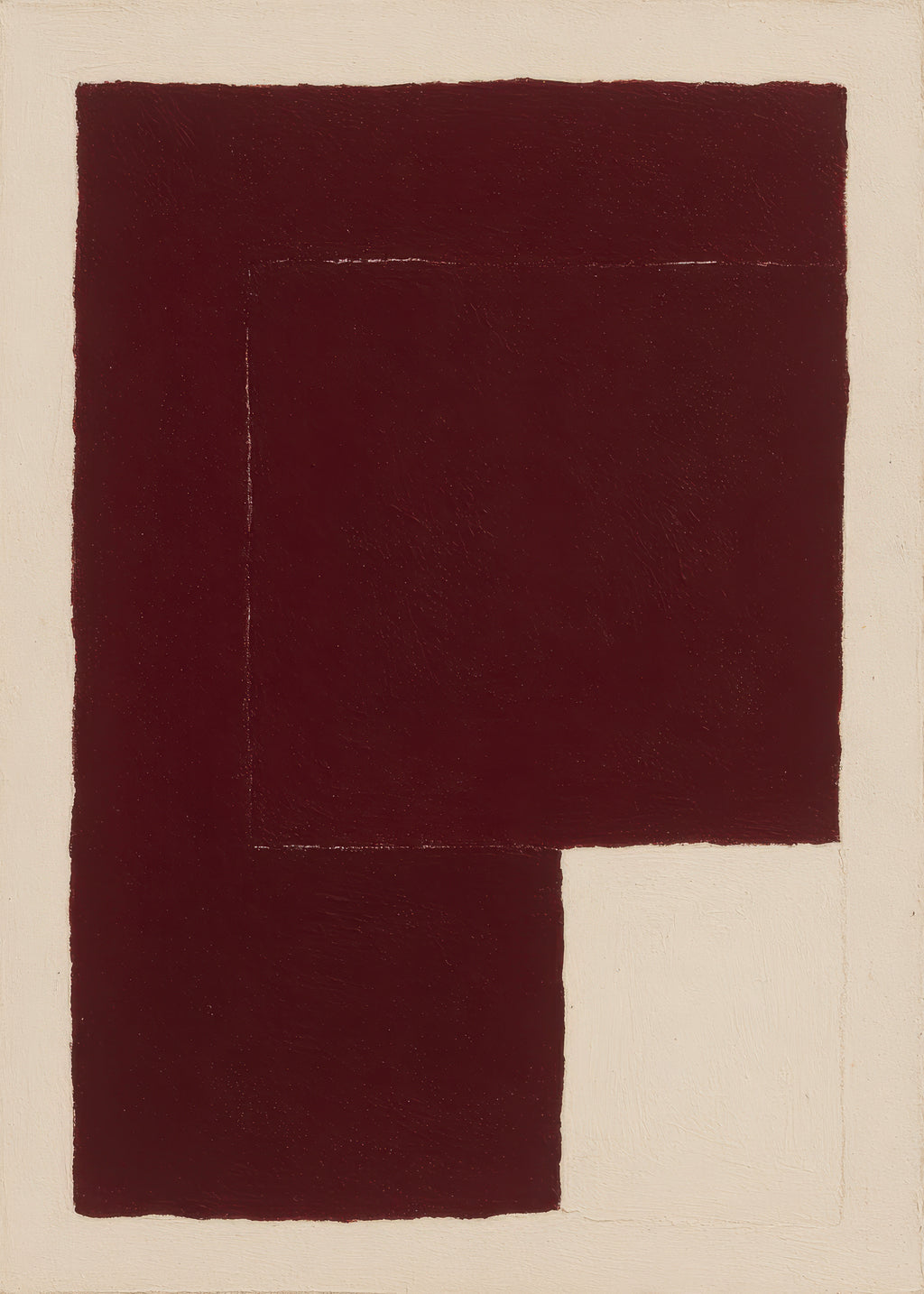 Crimson Structure I - Unframed art print