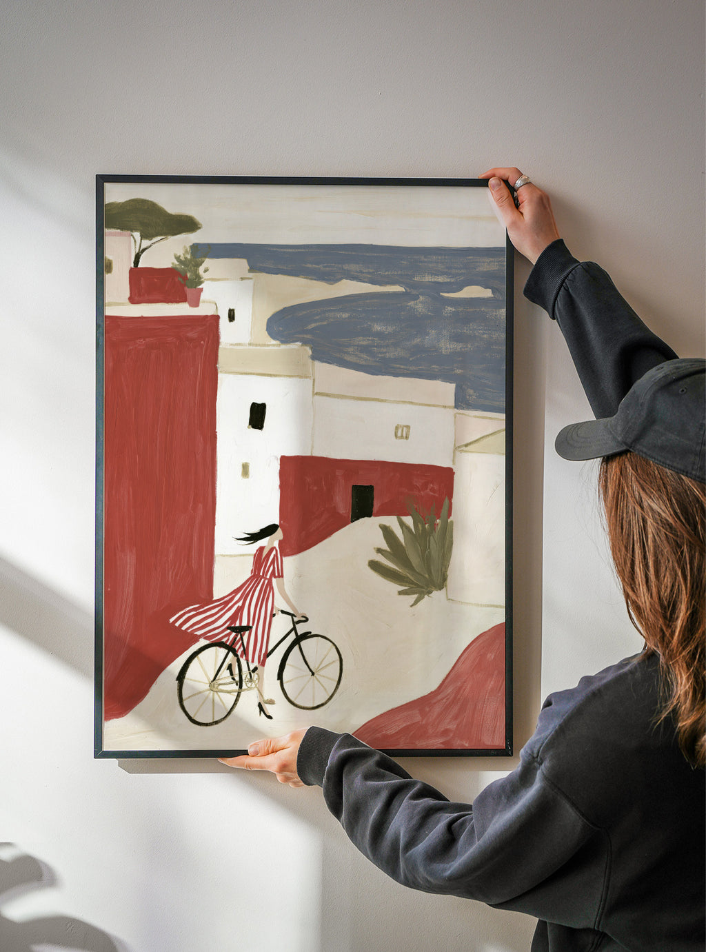 Coastal Bicycle - Detalle del poster