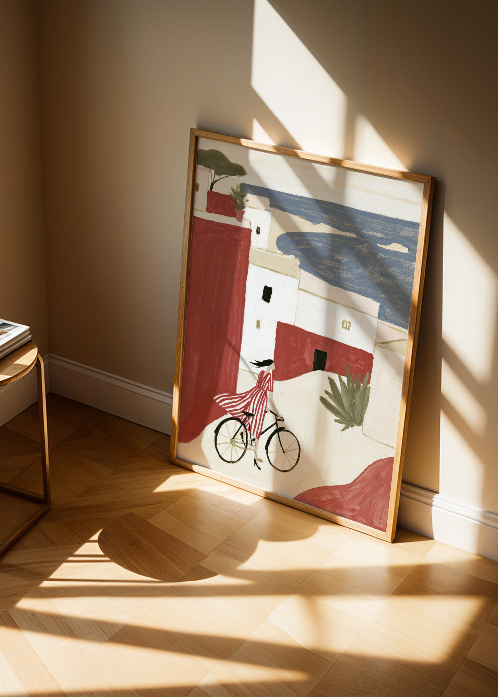 Coastal Bicycle - Poster en ambiente