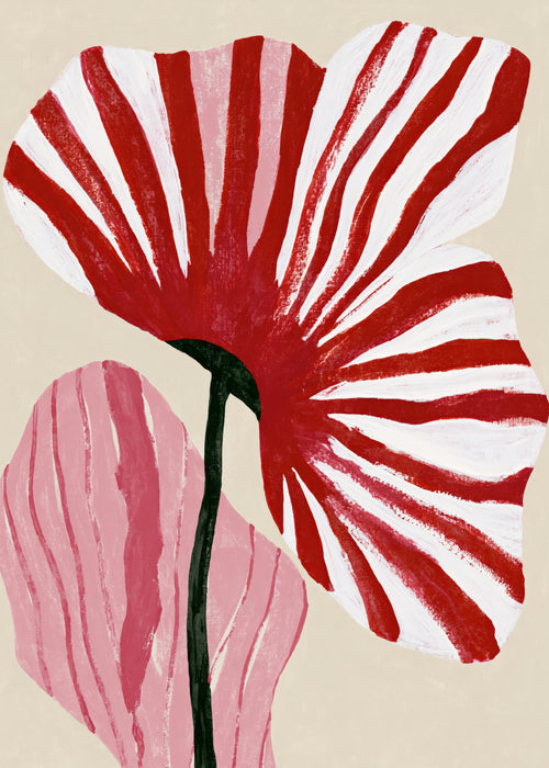 Bloom in Red - Unframed art print