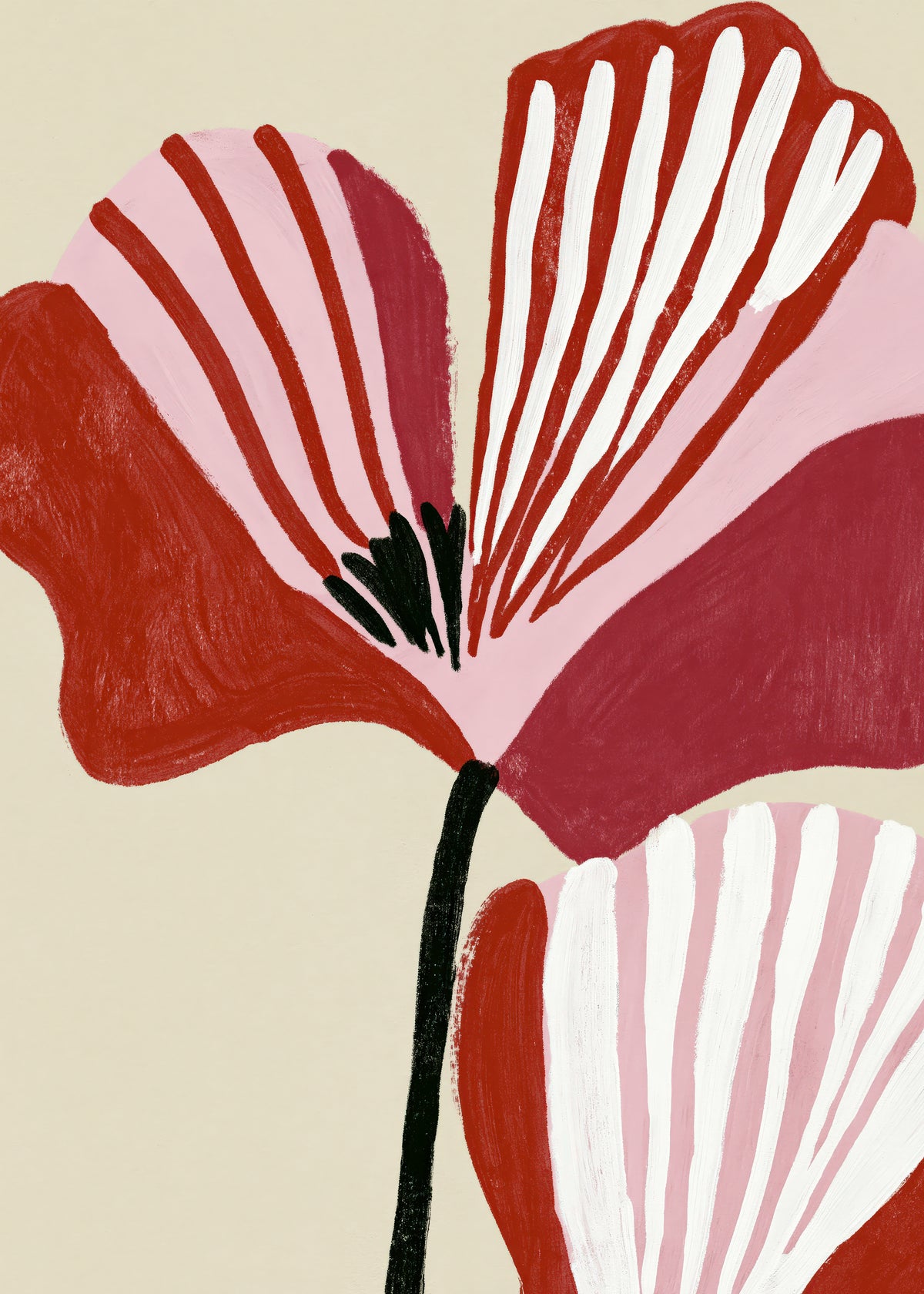 Twin Petals - Unframed art print