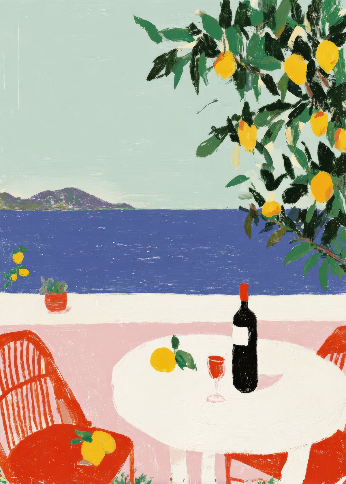 Mediterranean Table - Obra sin marco