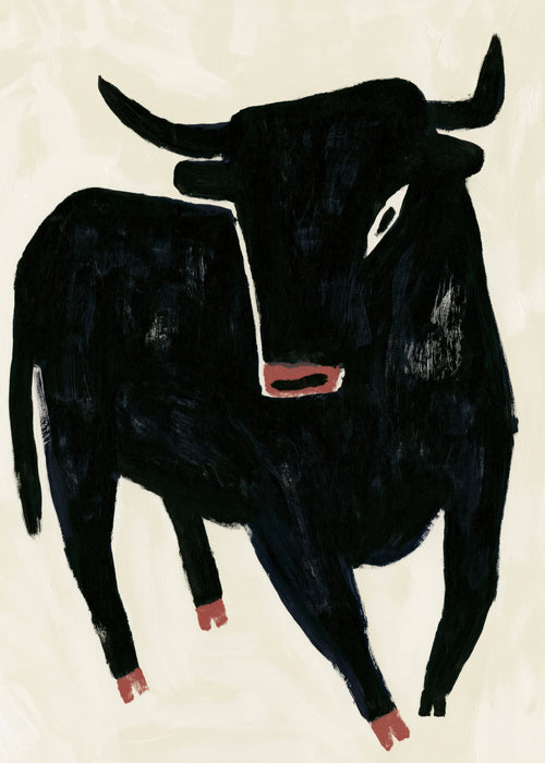 Black Bull - Unframed art print