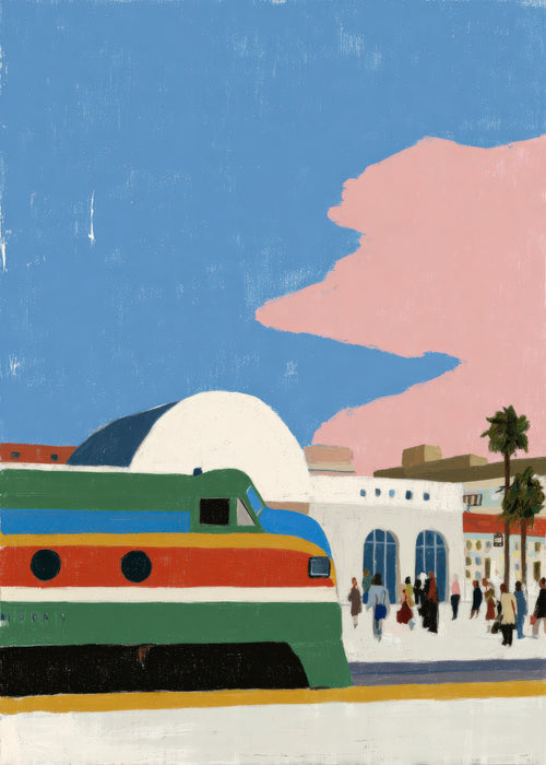 Pink Boulevard - Unframed art print