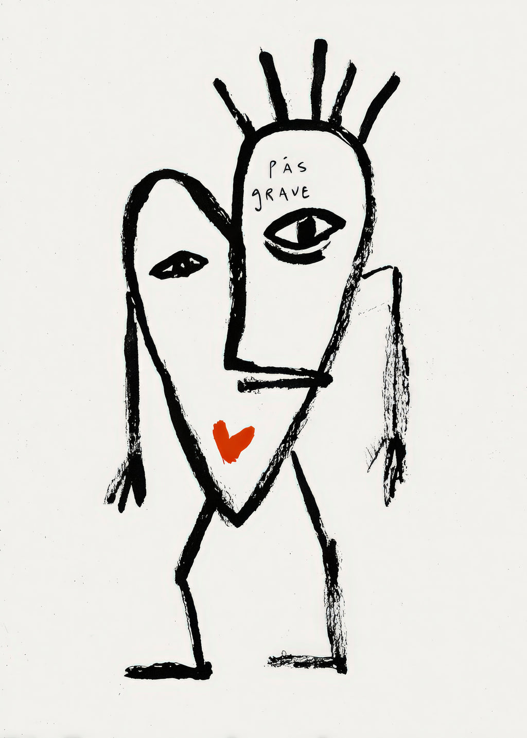 Abstract Face - Unframed art print