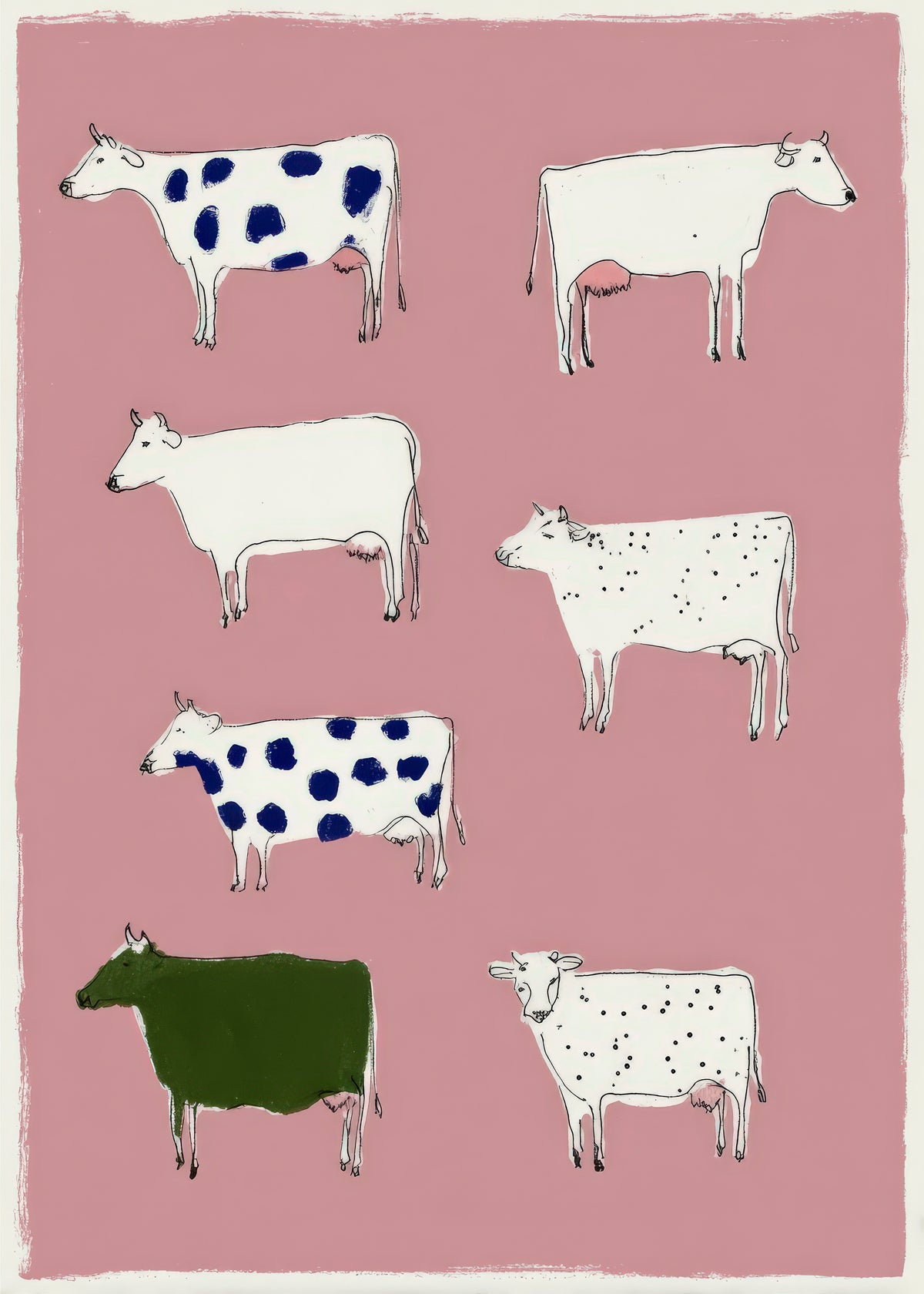 Pink Farm - Unframed art print