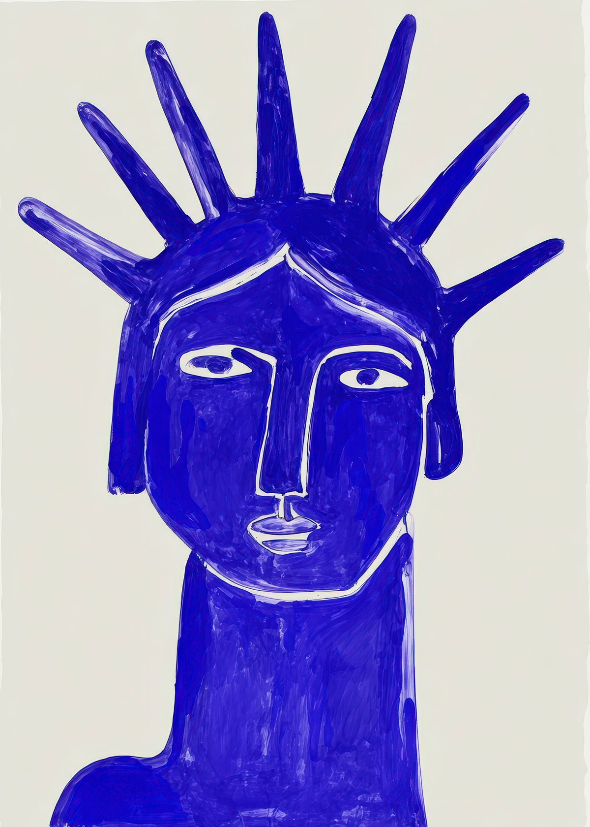 Electric Head - Unframed art print