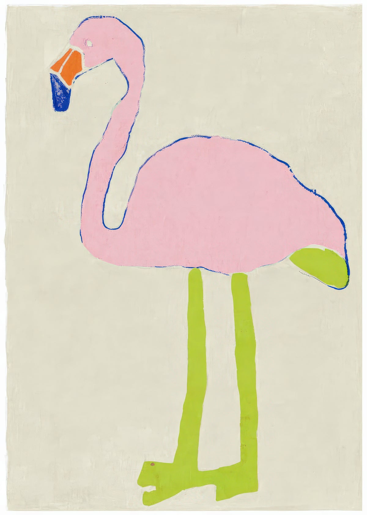 Pink Flamingo - Unframed art print
