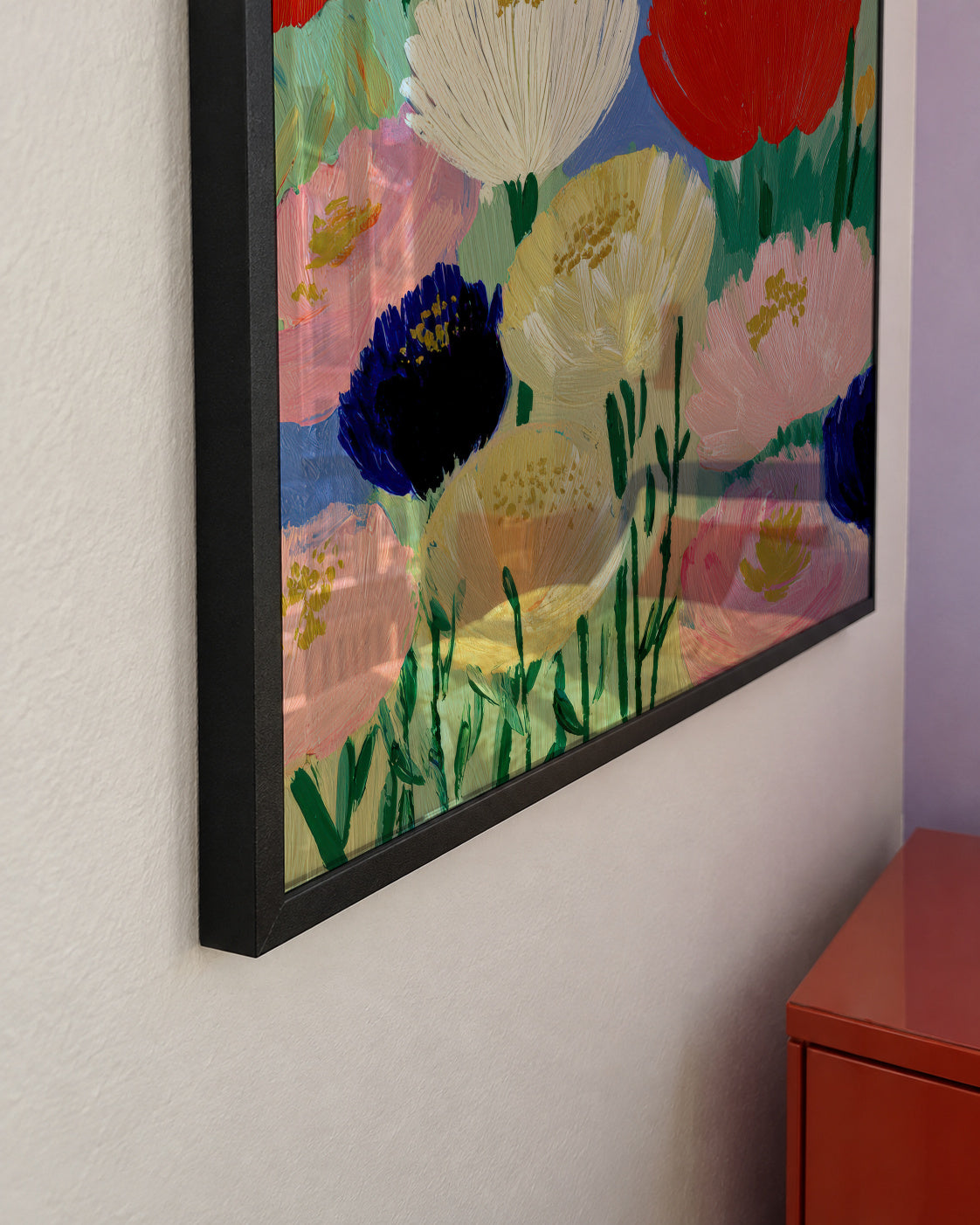 Floral Symphony - Framed poster detail