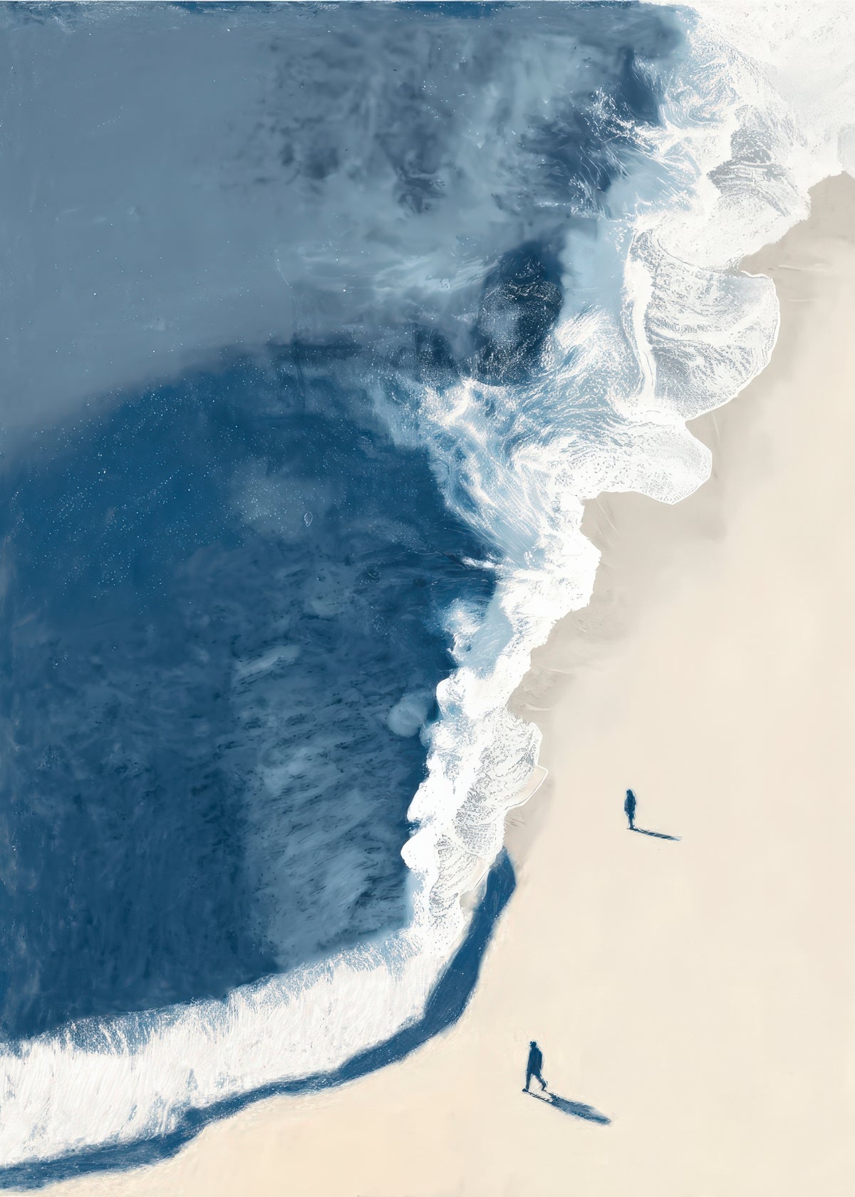 Winter Waves - Obra sin marco