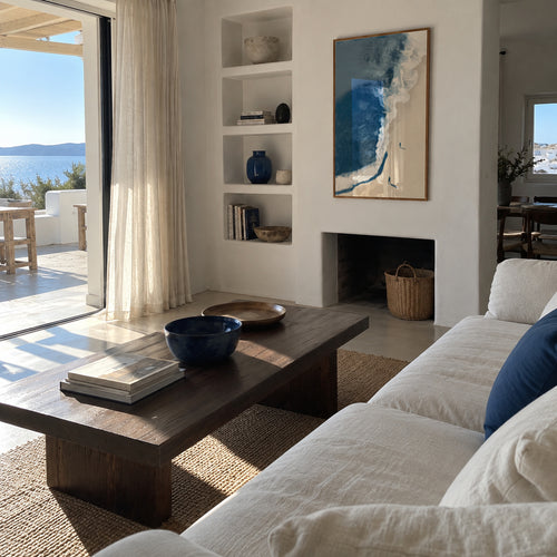 Winter Waves - Framed poster in an interior