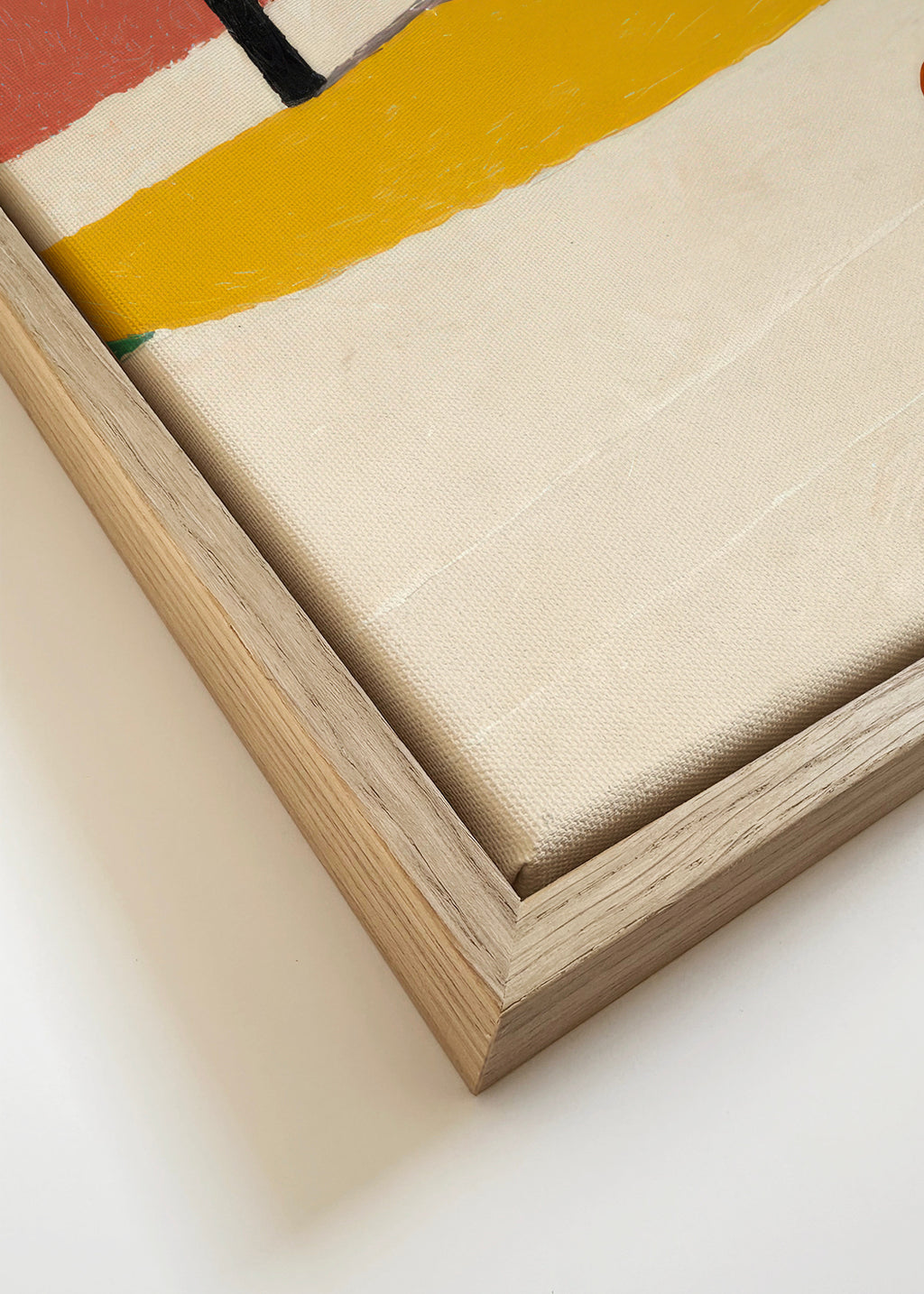 Empty Court - Framed canvas detail