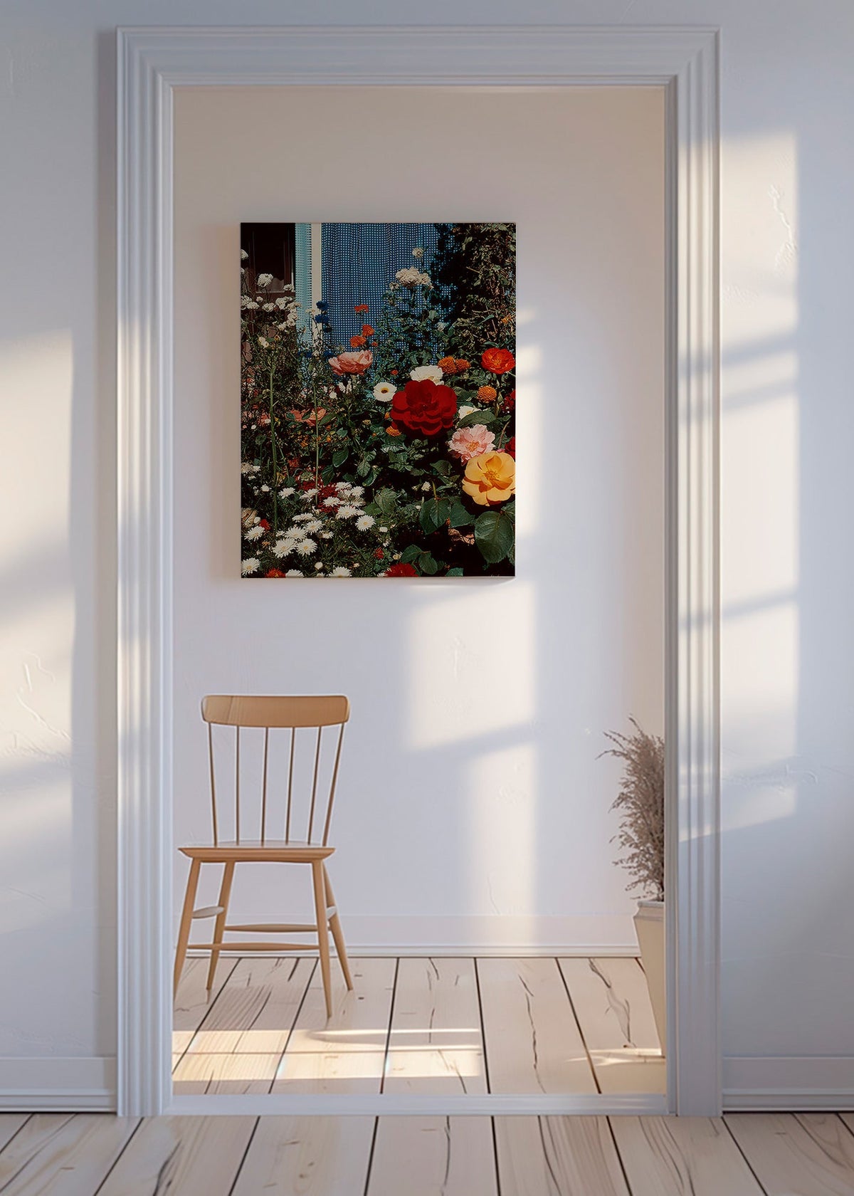 Lámina botánica: jardín en flor – Canvas