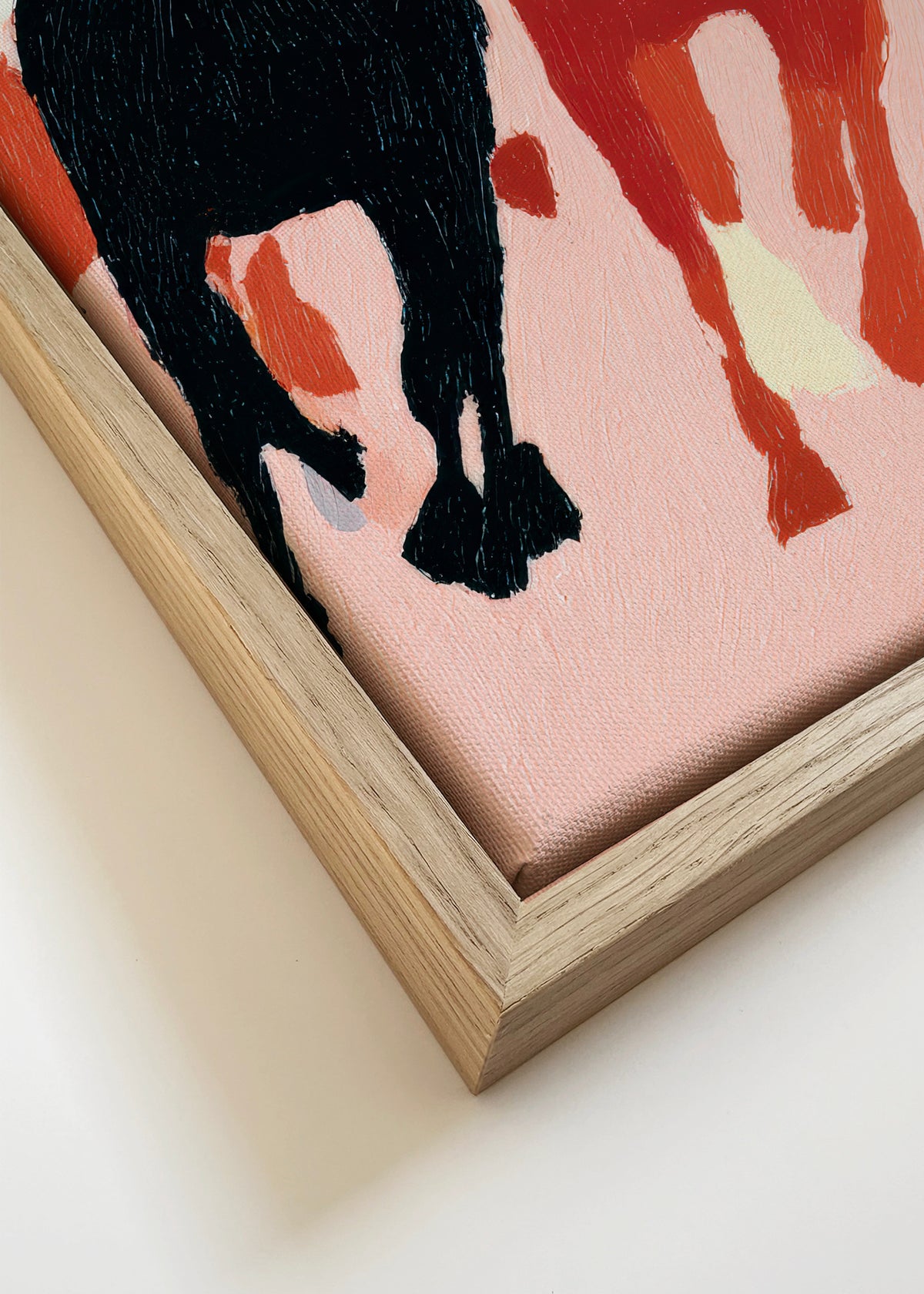 Race Day - Framed canvas detail