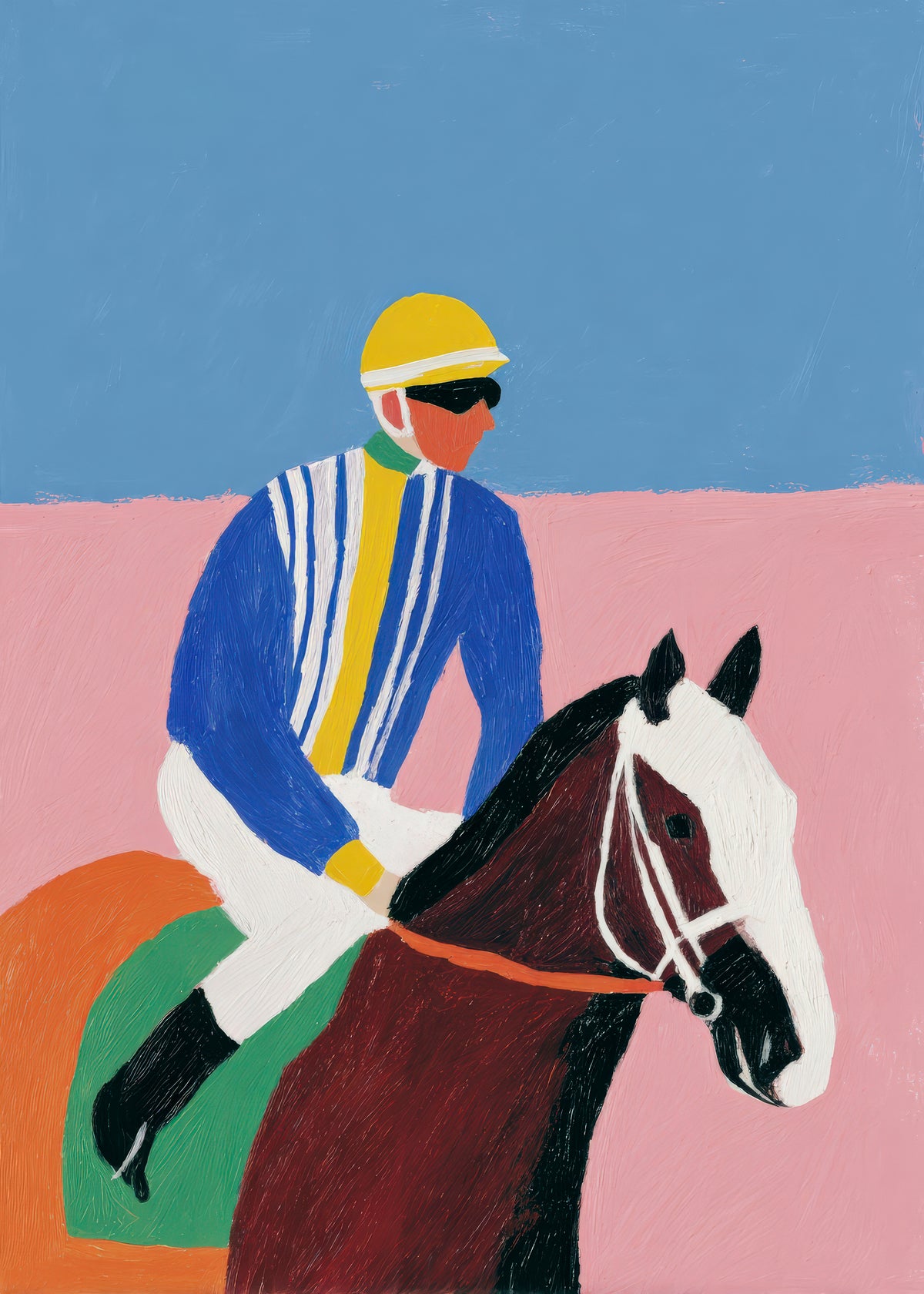 Polo Match - Unframed art print