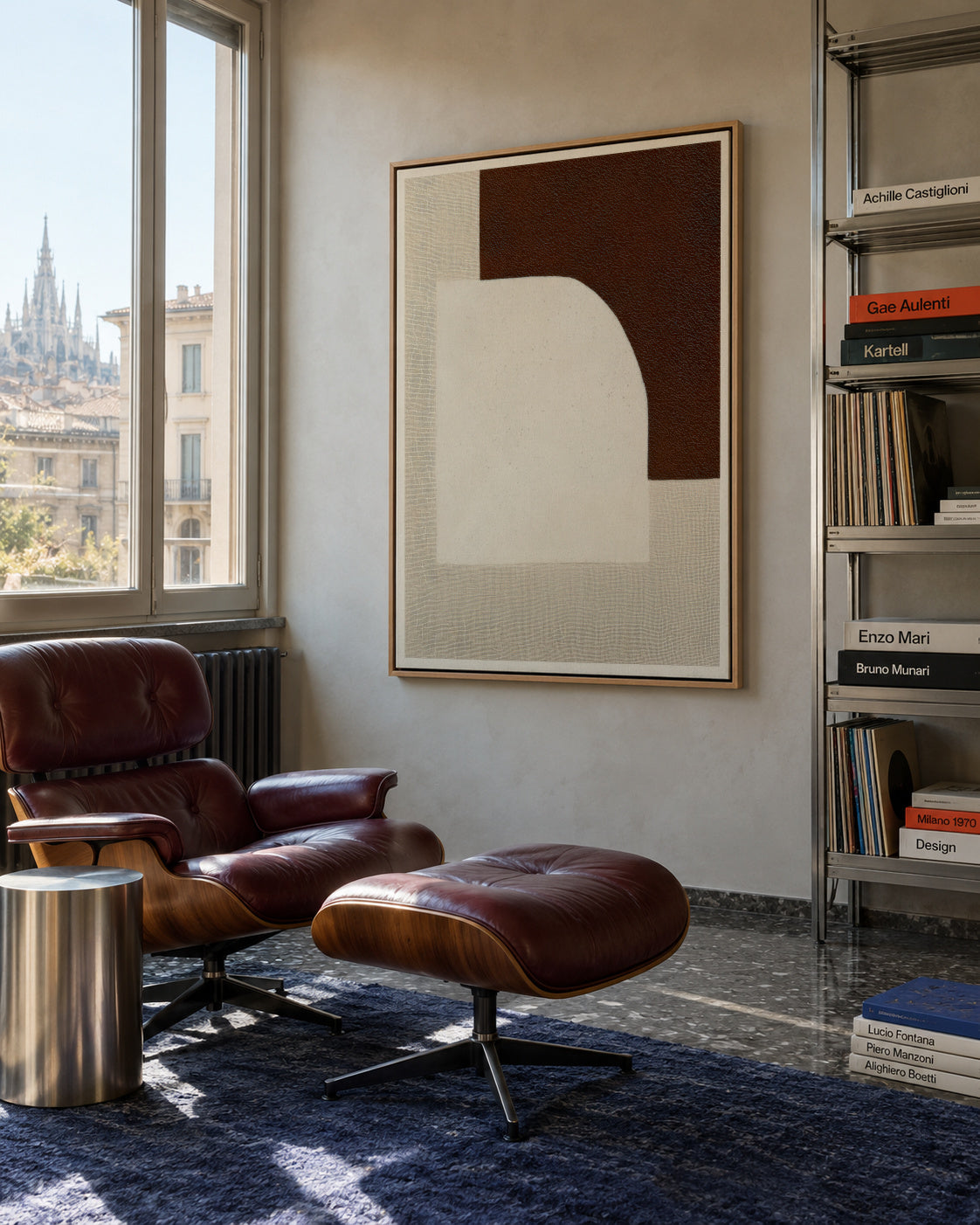 Linen Forms - Framed canvas in an interior