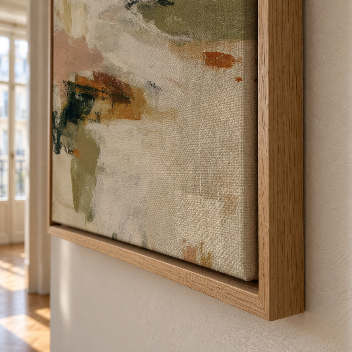 Dust Horizon - Framed canvas detail