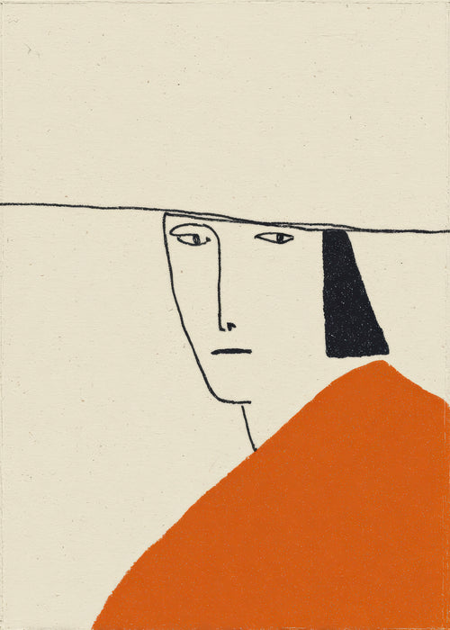 Orange Portrait - Unframed art print
