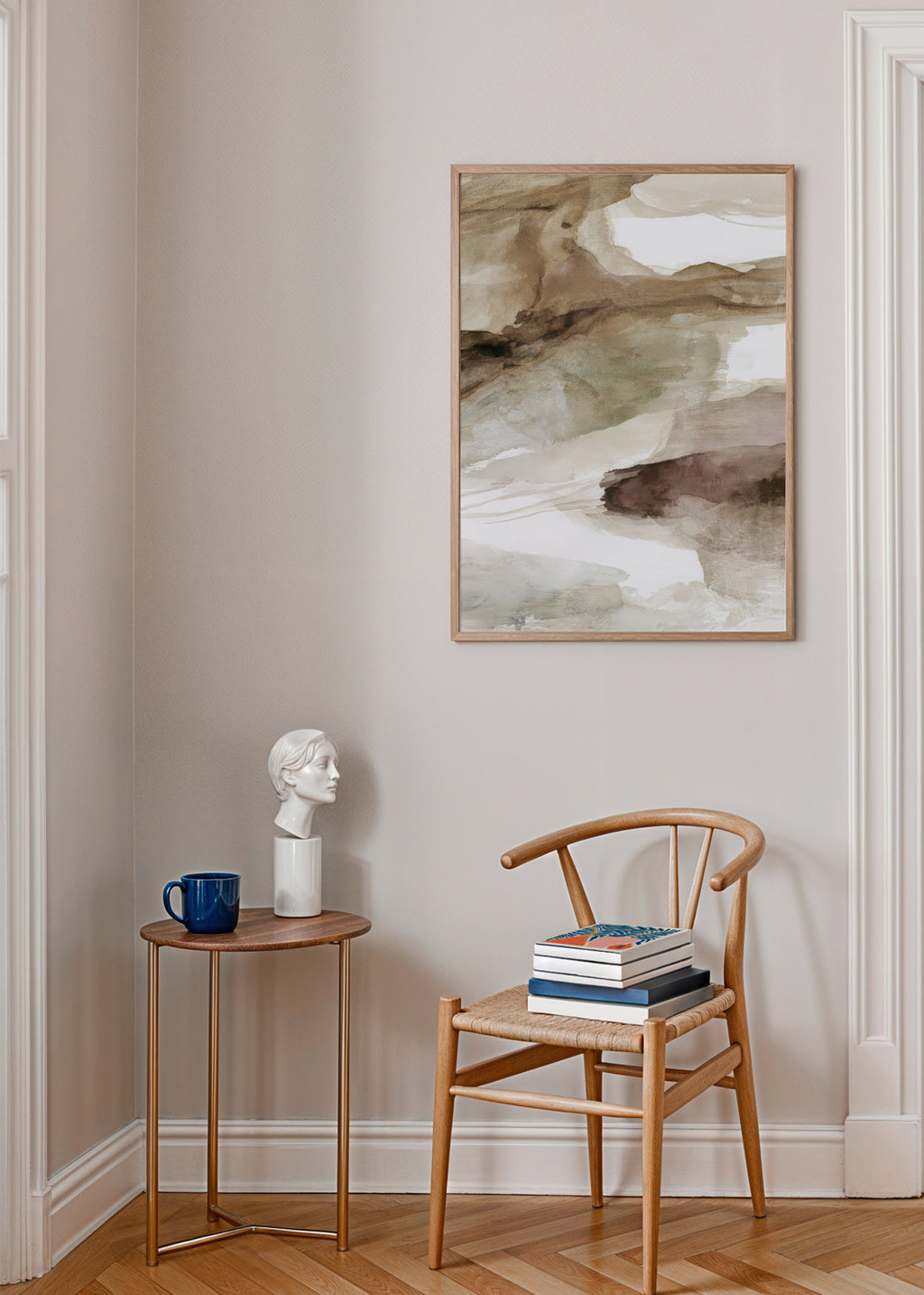Canyon Layers - Framed poster in an interior