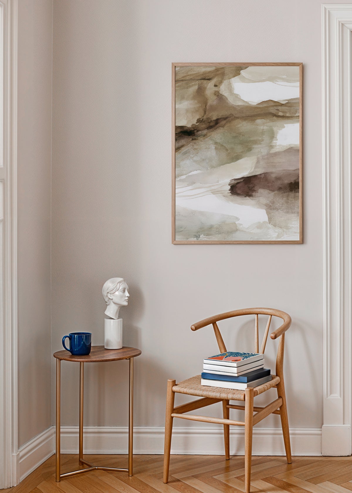 Canyon Layers - Framed poster in an interior