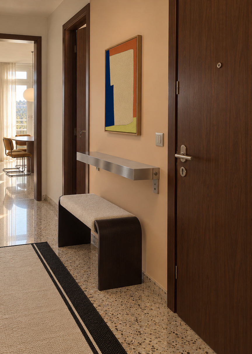 Soft Edge - Framed canvas in an interior