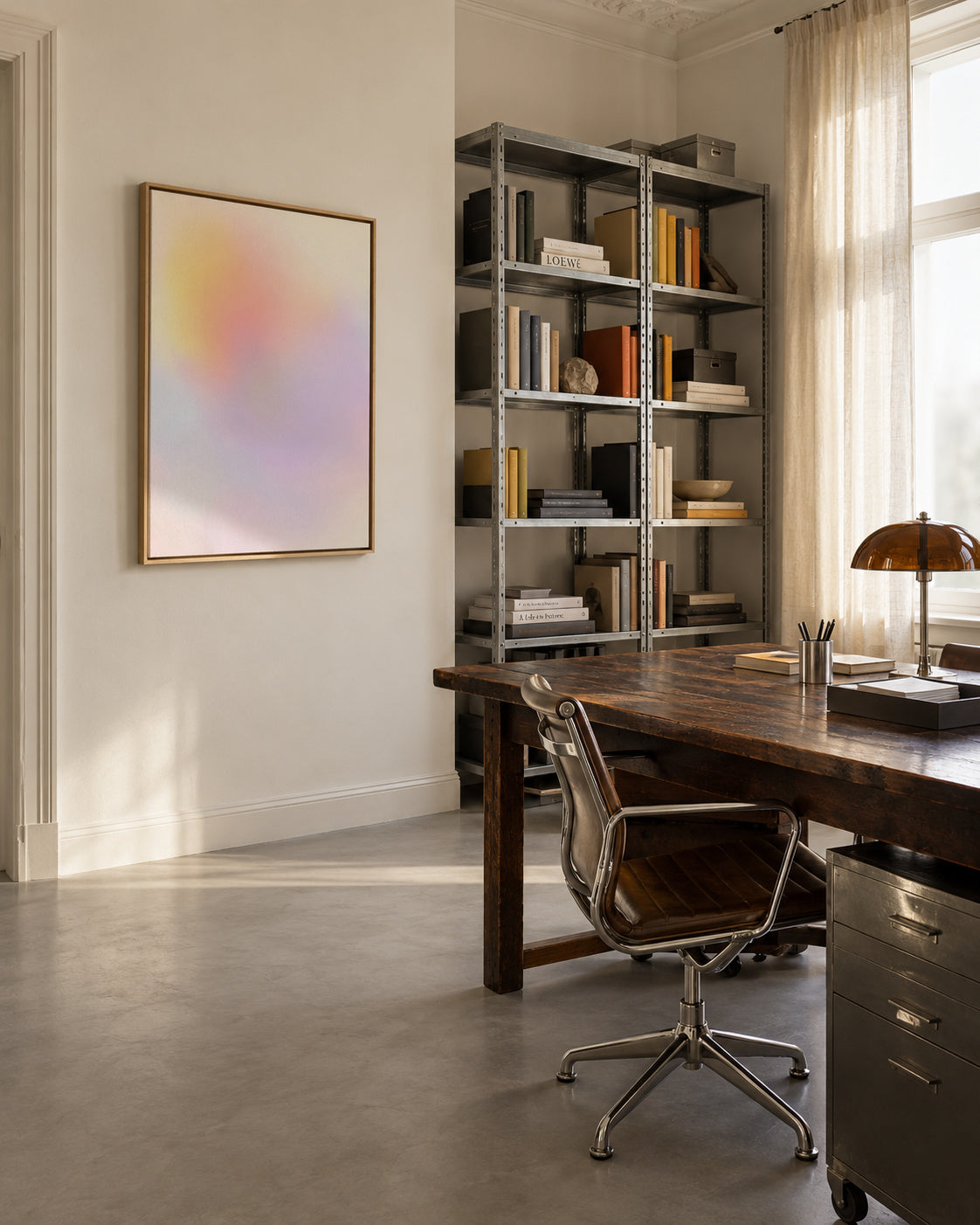 Pastel Dream - Framed canvas in an interior