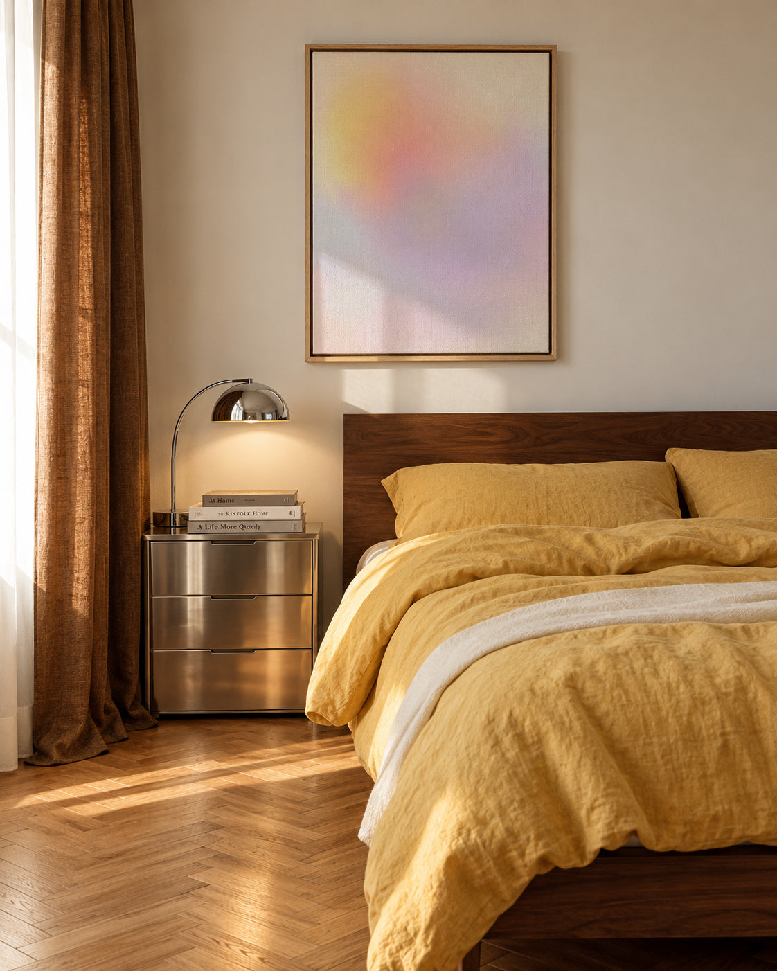 Pastel Dream - Framed canvas in an interior