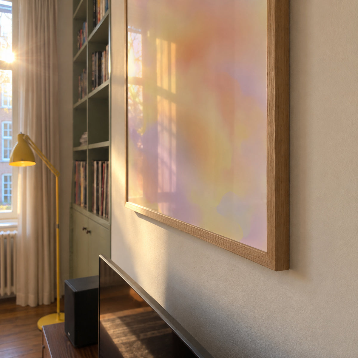 Cloud Fade - Framed poster detail