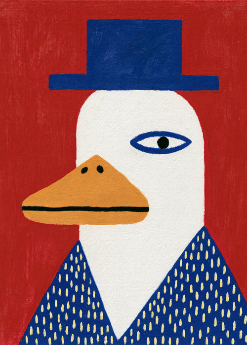 Duck Portrait - Unframed art print