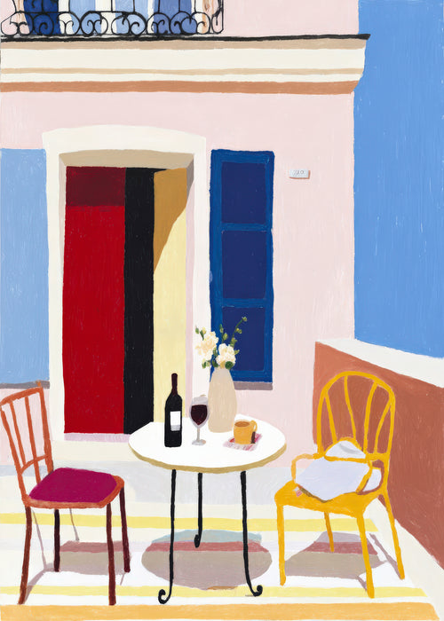Italian Balcony - Unframed art print