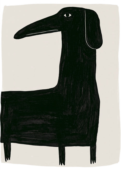 Tall Dog - Unframed art print