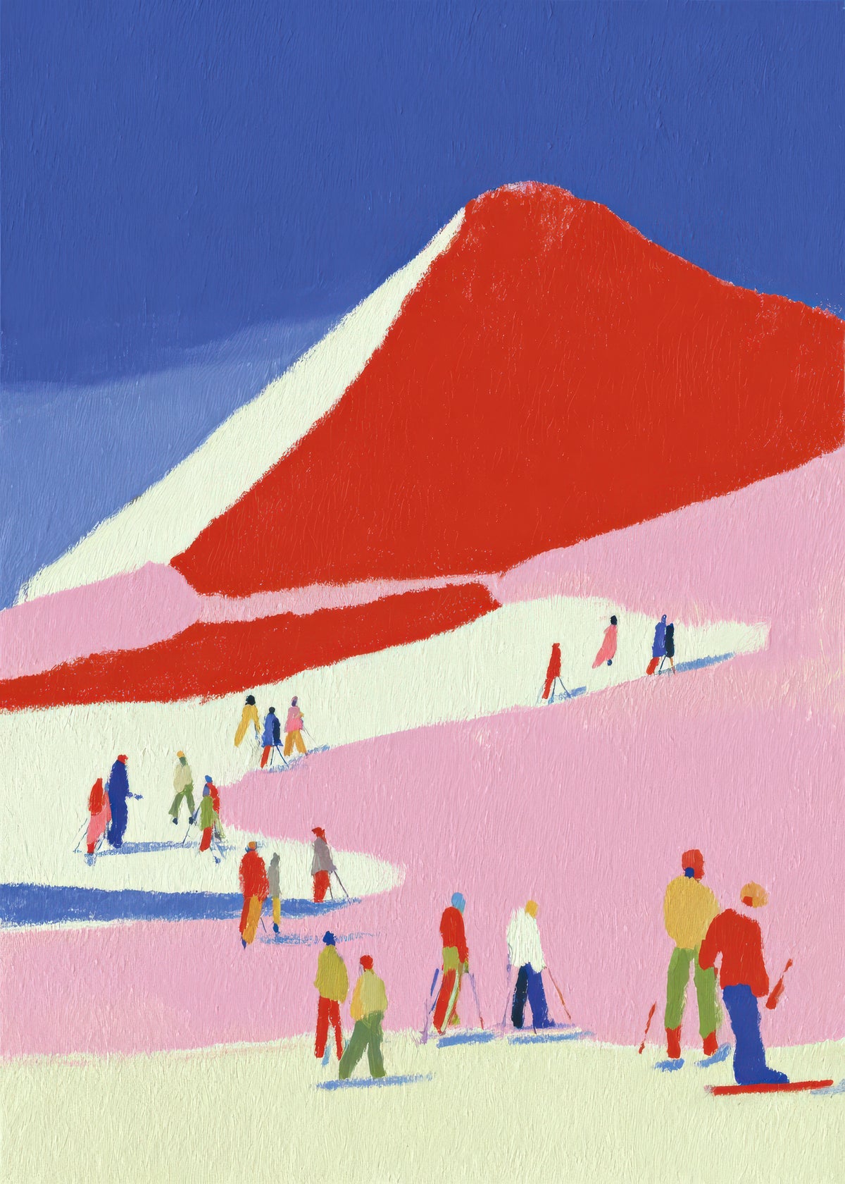 Red Mountain - Unframed art print