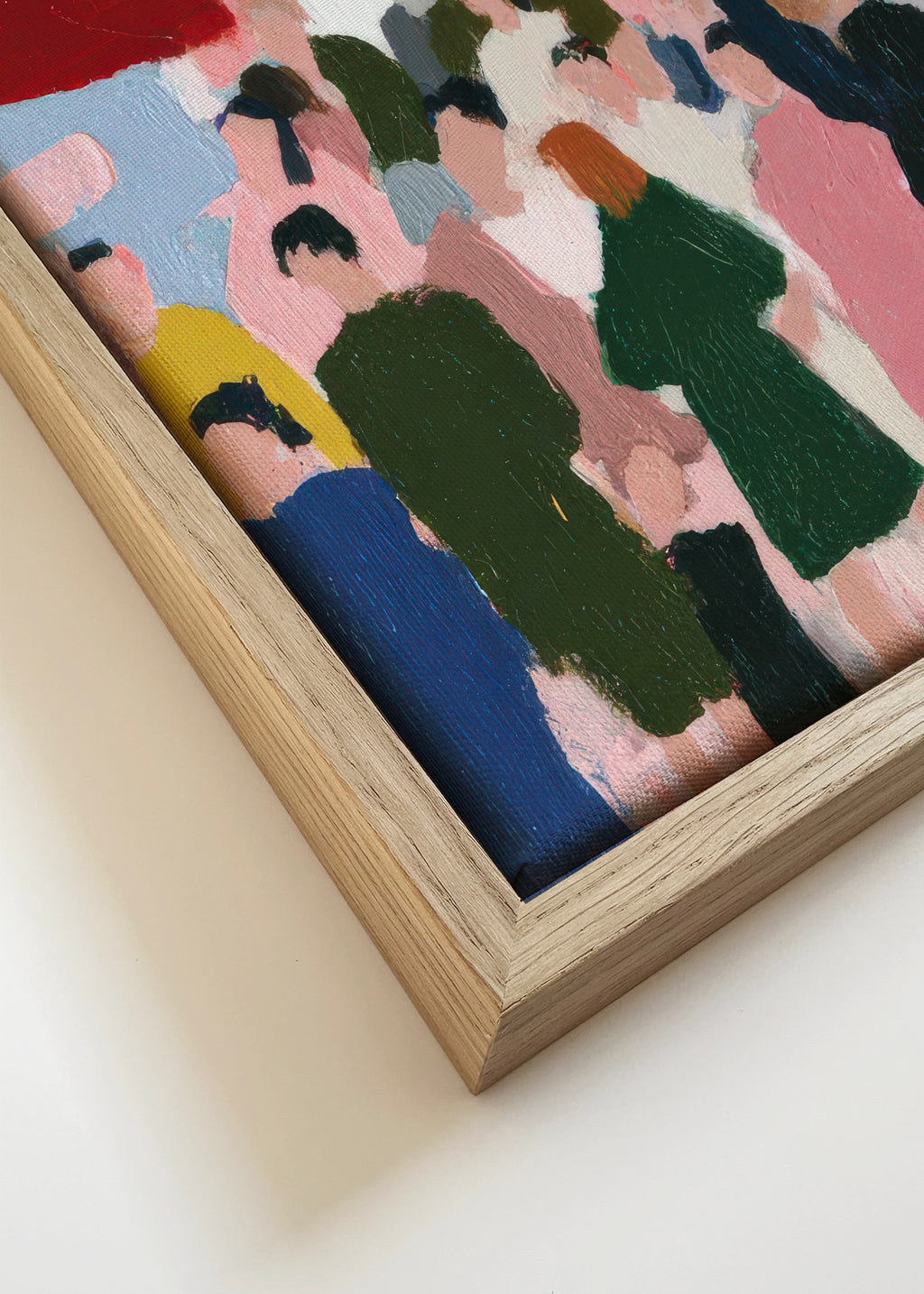 Tokyo Crossing - Framed canvas detail