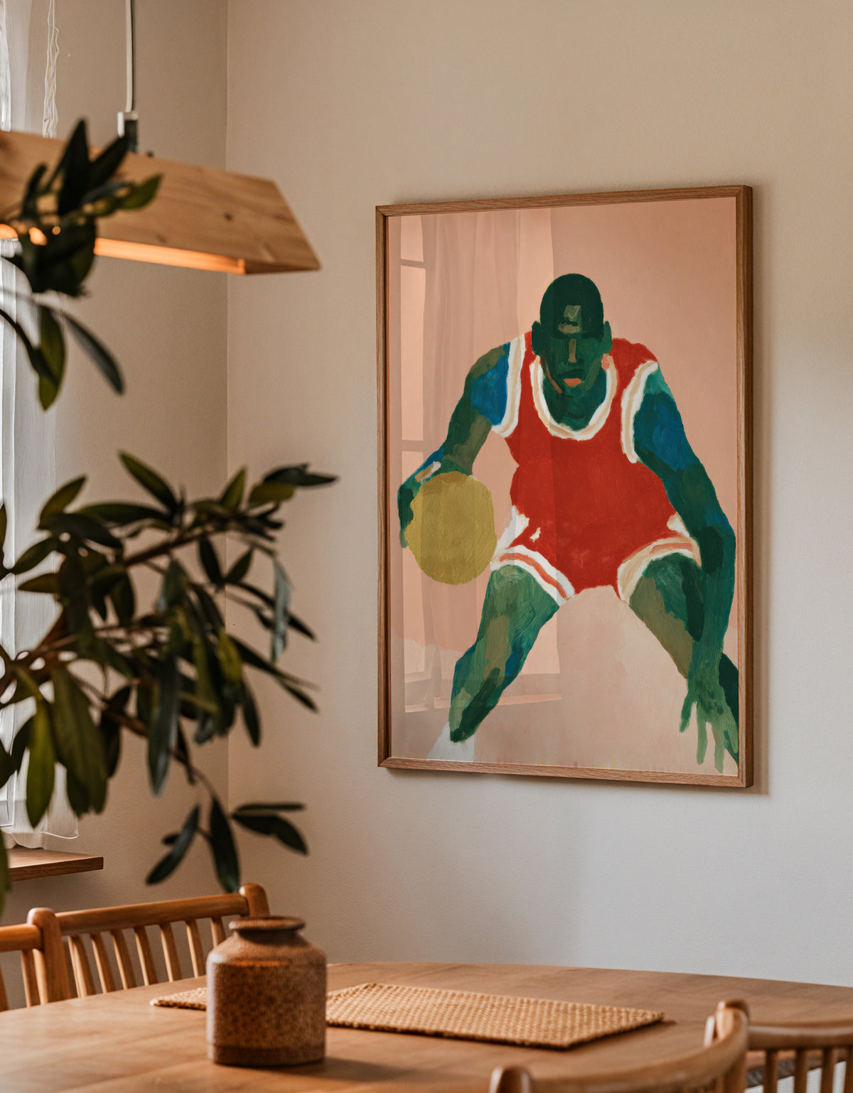 Basketball Legend - Framed poster detail