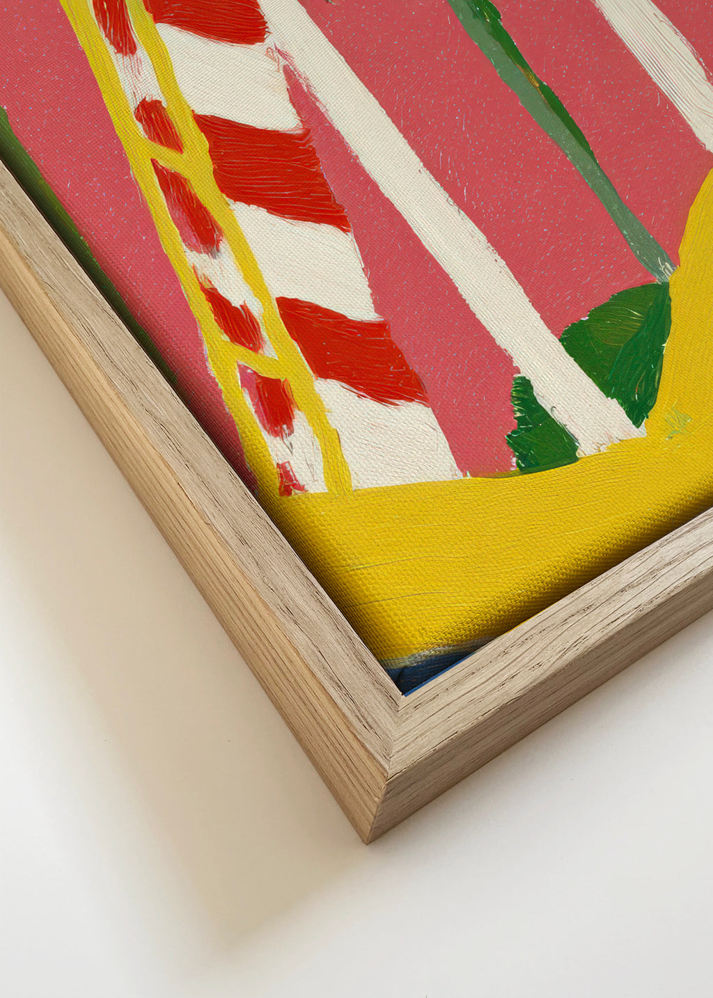 Summer Coaster - Framed canvas detail