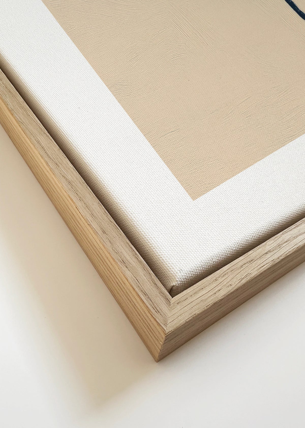 Flowing Lines - Framed canvas detail
