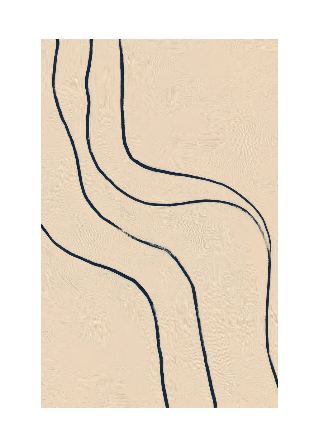 Flowing Lines - Unframed art print