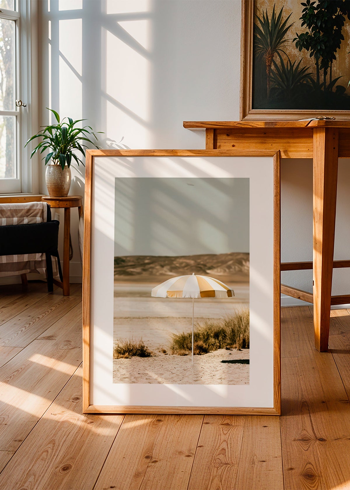 Cuadro de paisaje con sombrilla de playa – Product2