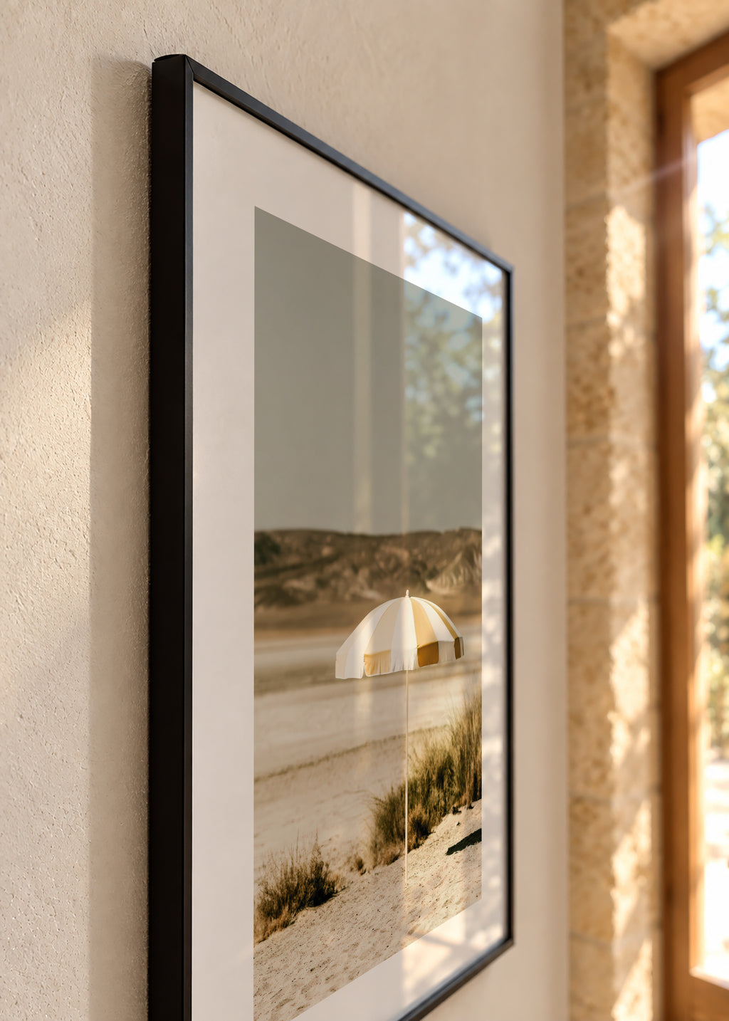 Beach Umbrella - Framed poster detail