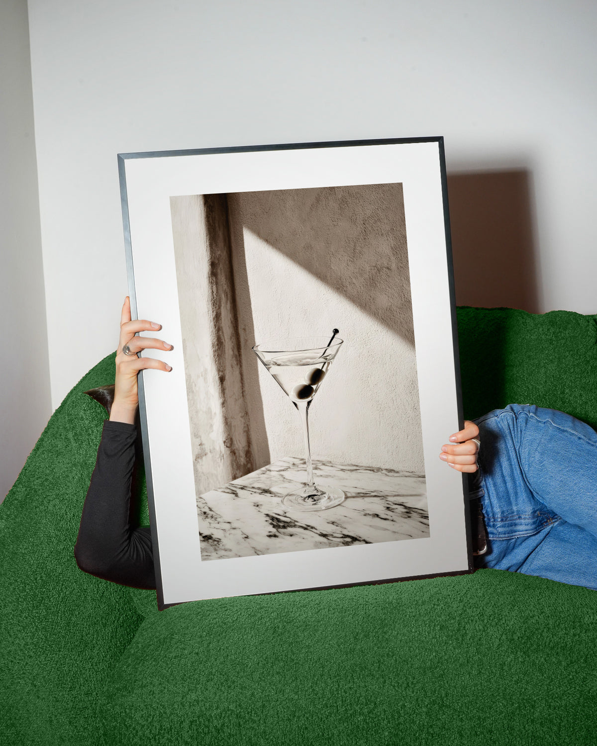 Martini Light - Framed poster detail