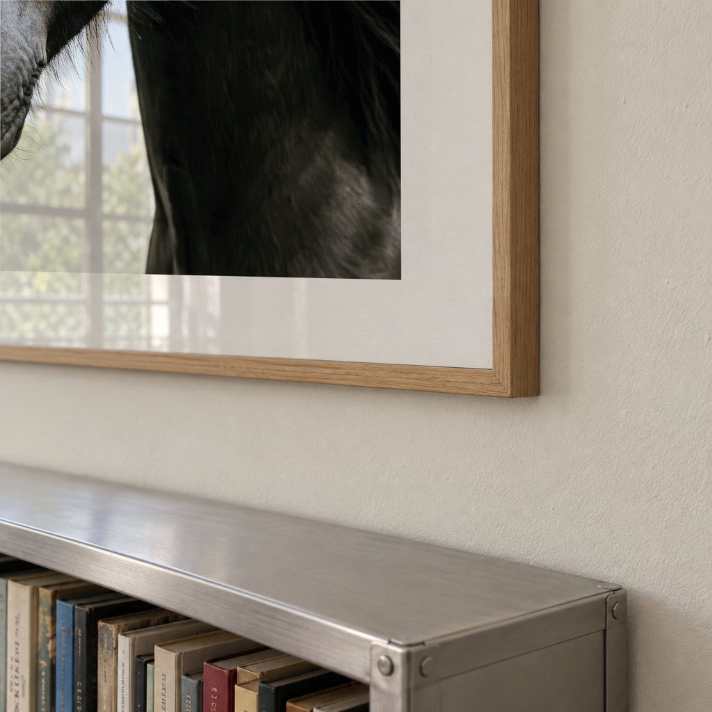 Black Stallion - Framed poster detail