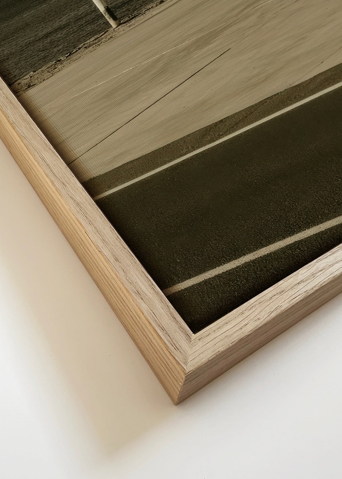 Empty Station - Framed canvas detail