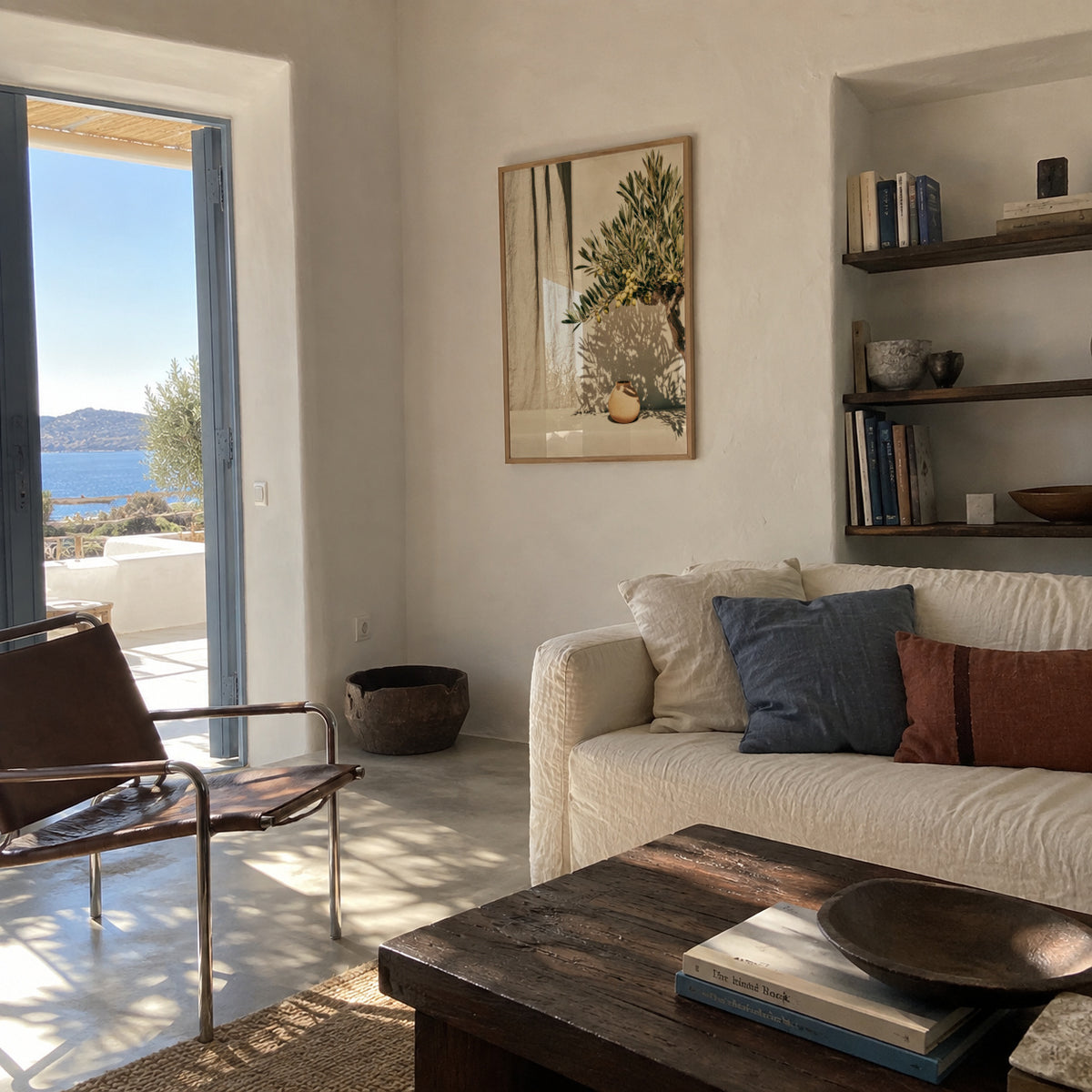 Mediterranean Light - Poster en ambiente