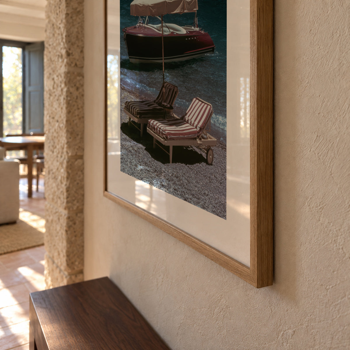 Lake Escape - Framed poster detail