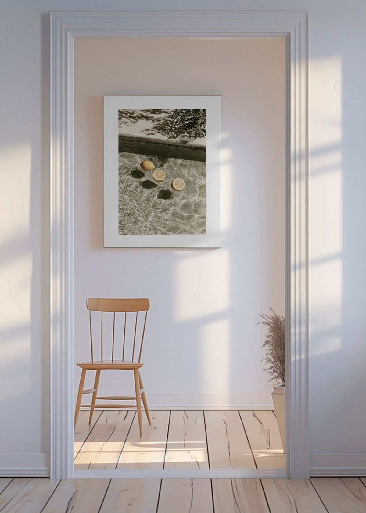 Cuadro de cocina con limones flotando – Canvas