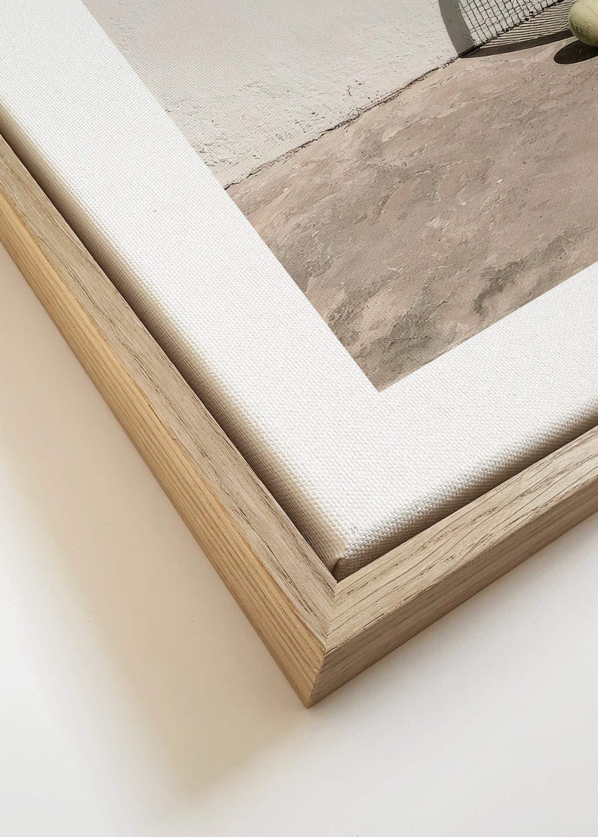 Tennis Afternoon - Framed canvas detail