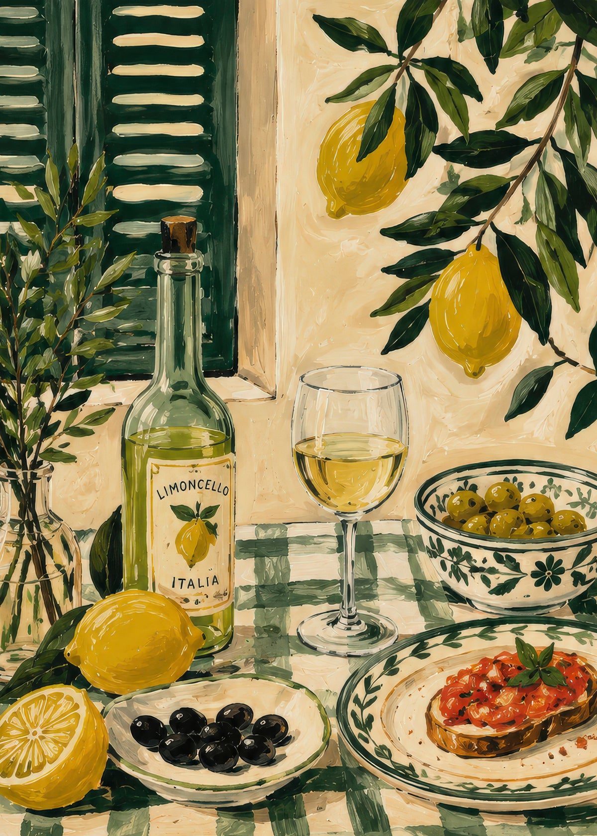 Lemon Lunch - Obra sin marco