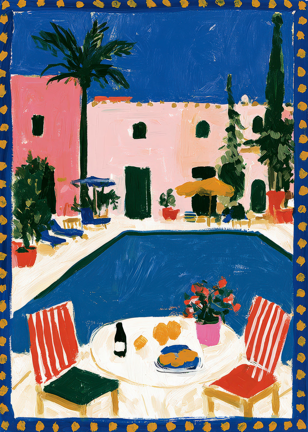 Pink Villa - Unframed art print