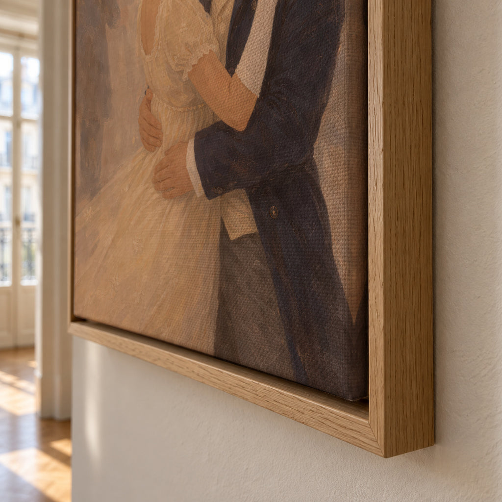 First Dance - Framed canvas detail